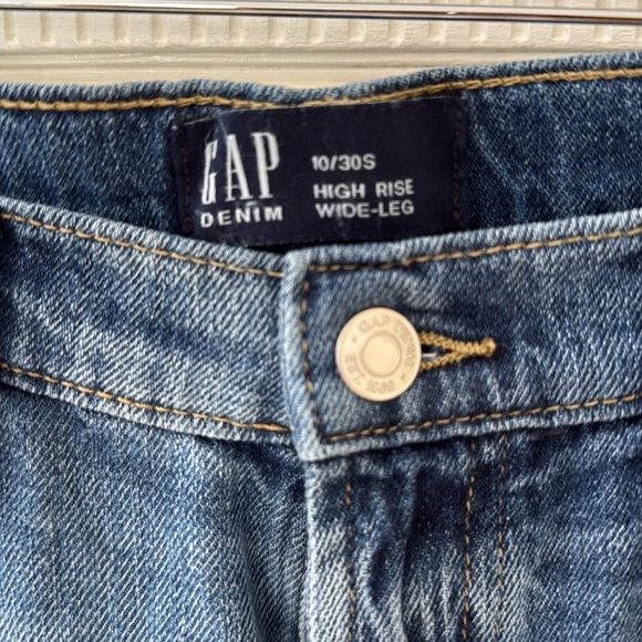 NWT Gap High Rise Wide Leg Jeans - Picture 4 of 9